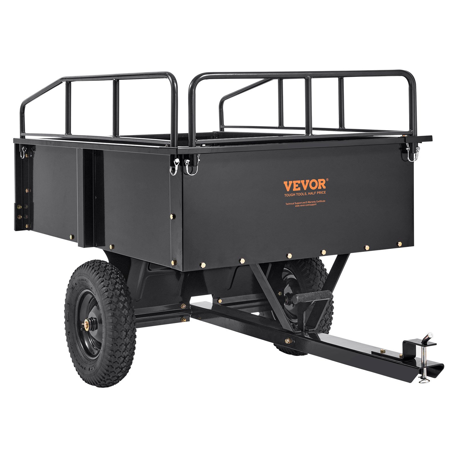 Remorque benne basculante vevor 340 kg
